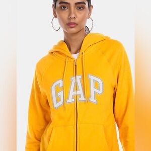 GAP Yellow Zip-Up Hoodie